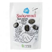 AH Salmiakdrop Suikervrij (120 gr.)