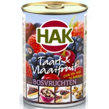 Hak Taart & Vlaaifruit Bosvruchten (425 gr.)