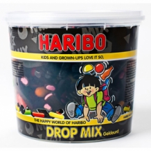 Haribo Gekleurde Dropmix (650 gr.)