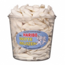 Haribo Witte Muizen (150 stuks)