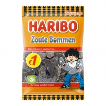 Haribo Zoute Bommen (180 gr.)