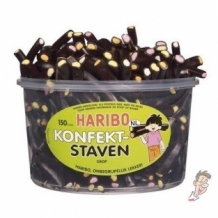 Haribo Konfectstaven Drop (150 stuks)