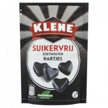 Klene liquorice hearts sugarfree (105 gr.)