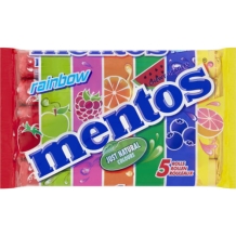 Mentos Gemengde Rollen Rainbow Pack (5 stuks)