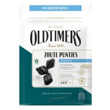 Oldtimers Zoute Puntjes Suikervrij (100 gr.)