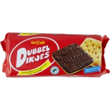 Van Delft Dubbeldikjes Pure Chocolade (295 gr.)