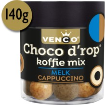 Venco ChocoDrop Koffie Mix Melk Cappuccino (140 gr.)